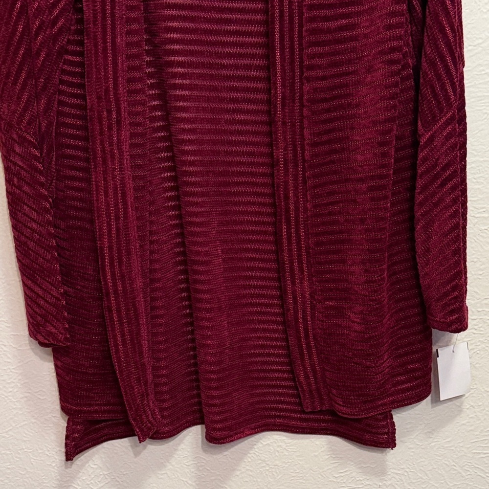 ⛽️⛽️⛽️BOGOHO⛽️⛽️⛽️Gramercy22 Women's Deep Red Cardigan-XL - Picture 3 of 8